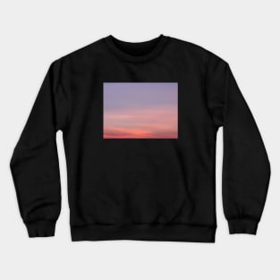 Pastel Ombre Pink Purple And Orange Crewneck Sweatshirt